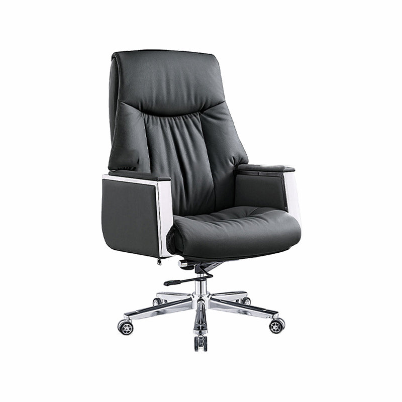 Modern Executive Chair Adjustable Back Height Office Chair with Wheels