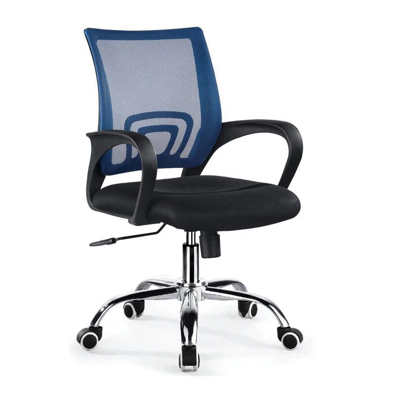 Modern Office Chair Adjustable Seat Height Arm Chair with Wheels