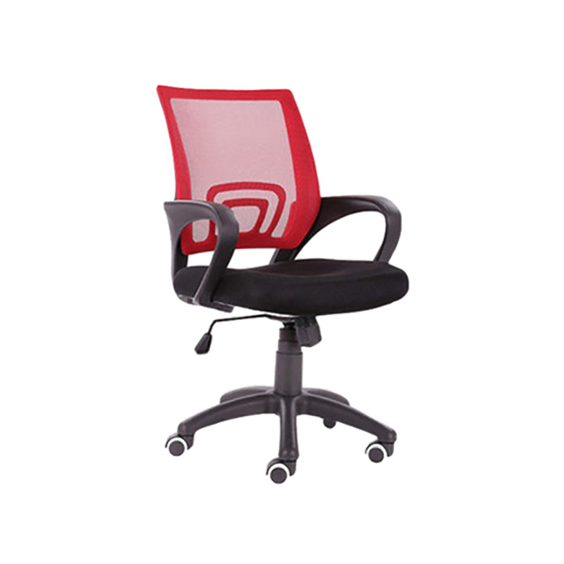 Modern Office Chair Adjustable Seat Height Arm Chair with Wheels