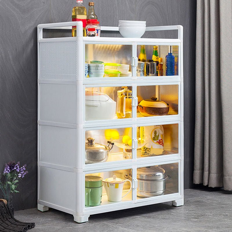 Visible Acrylic Door Server Metal Dinner Server for Kitchen Use