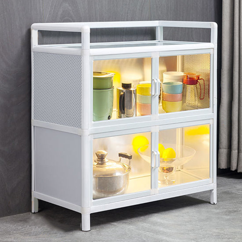 Visible Acrylic Door Server Metal Dinner Server for Kitchen Use