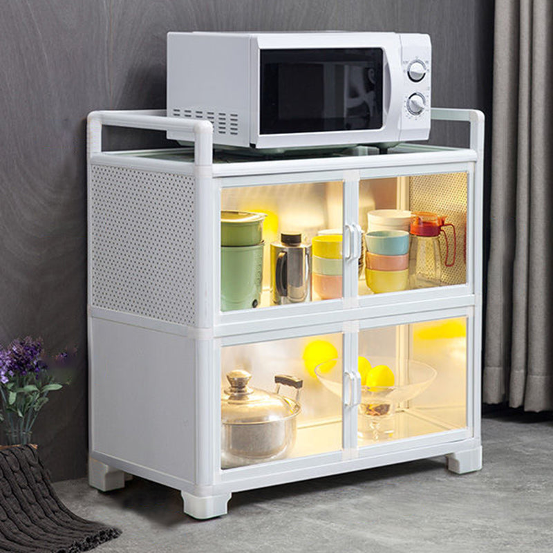 Visible Acrylic Door Server Metal Dinner Server for Kitchen Use