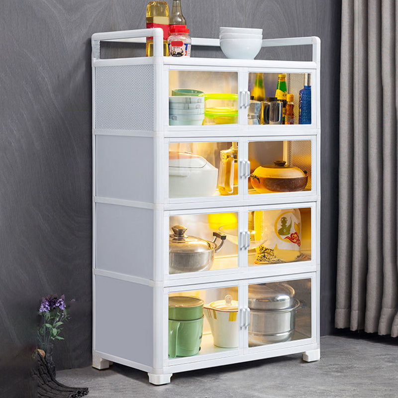 Visible Acrylic Door Server Metal Dinner Server for Kitchen Use