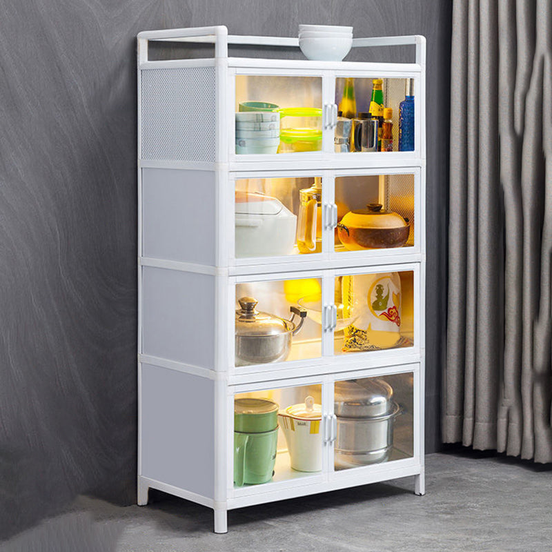 Visible Acrylic Door Server Metal Dinner Server for Kitchen Use