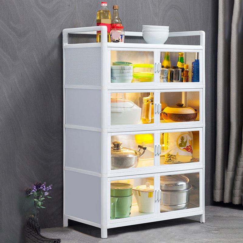 Visible Acrylic Door Server Metal Dinner Server for Kitchen Use