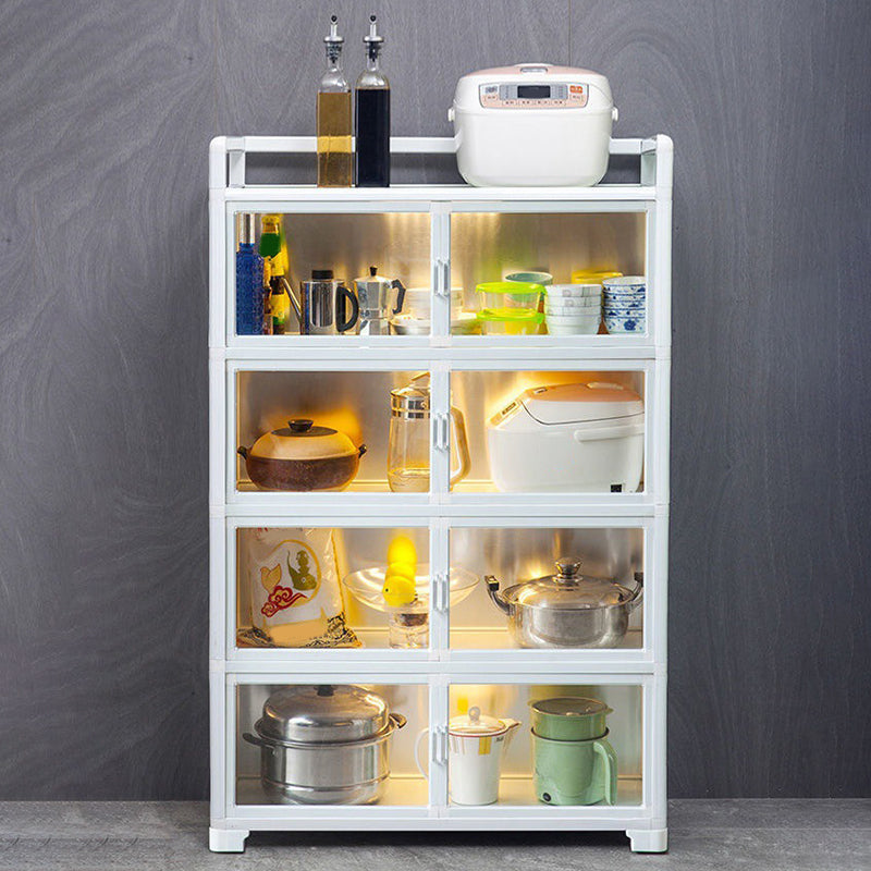 Visible Acrylic Door Server Metal Dinner Server for Kitchen Use