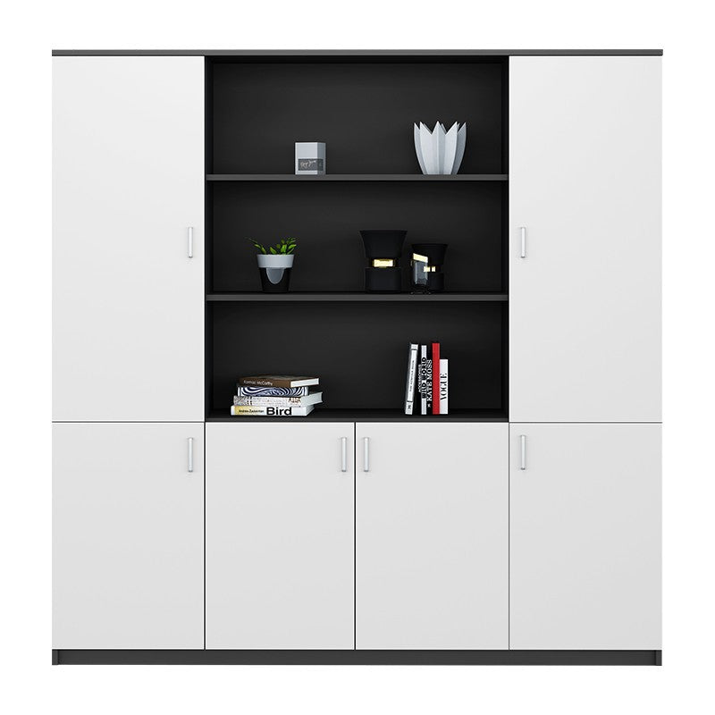 Industrial Cabinet Wood Adjustable Storage Shelves Filing Cabinet