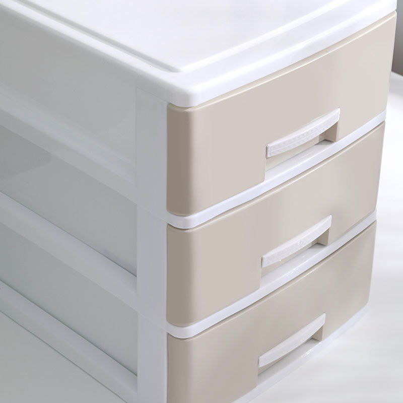 Plastic File Cabinet Vertical File Cabinet with Drawers for Home Office