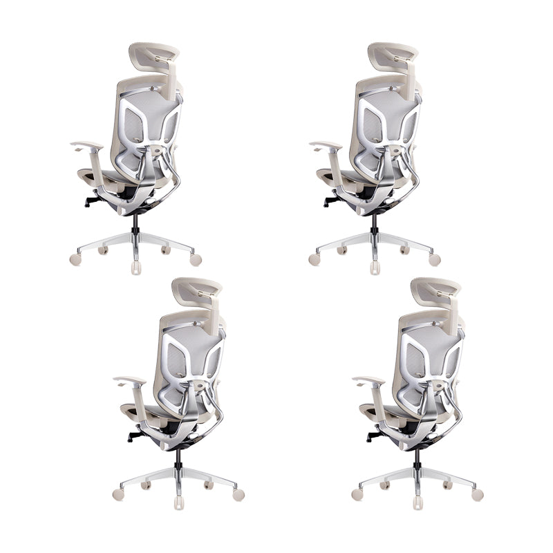 Modern Office Chair Removable Arms Adjustable Seat Height Swivel Chair with Wheels