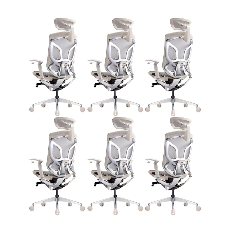 Modern Office Chair Removable Arms Adjustable Seat Height Swivel Chair with Wheels