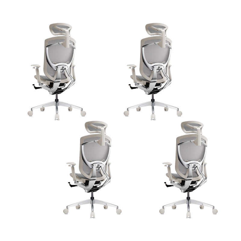 Modern Office Chair Removable Arms Adjustable Seat Height Swivel Chair with Wheels