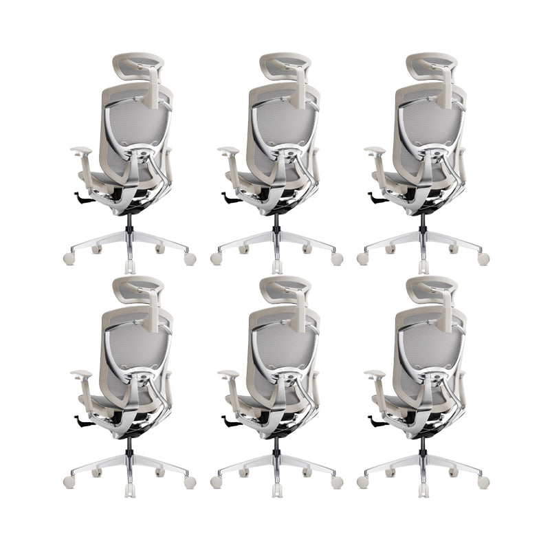 Modern Office Chair Removable Arms Adjustable Seat Height Swivel Chair with Wheels