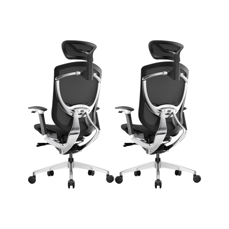 Modern Office Chair Removable Arms Adjustable Seat Height Swivel Chair with Wheels