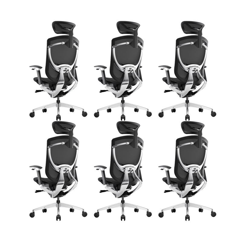 Modern Office Chair Removable Arms Adjustable Seat Height Swivel Chair with Wheels