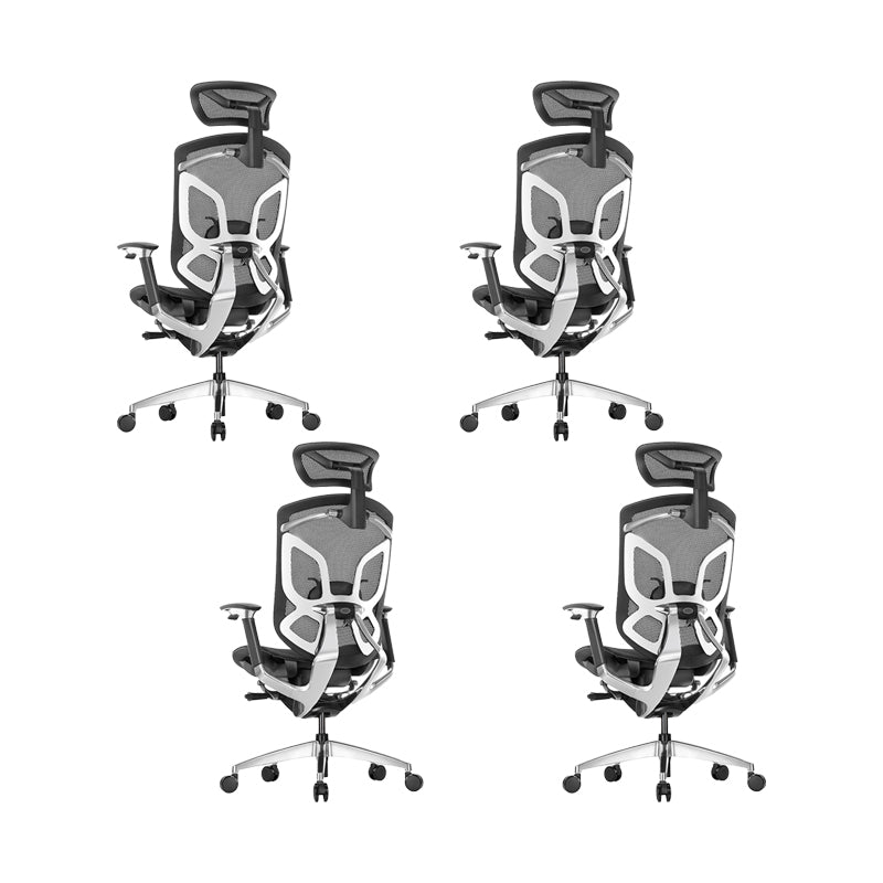 Modern Office Chair Removable Arms Adjustable Seat Height Swivel Chair with Wheels