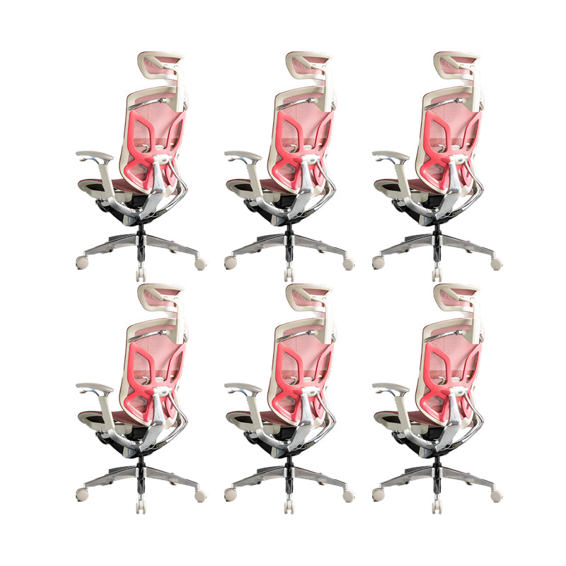 Modern Office Chair Removable Arms Adjustable Seat Height Swivel Chair with Wheels