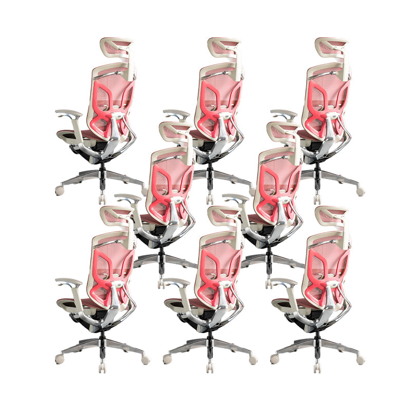 Modern Office Chair Removable Arms Adjustable Seat Height Swivel Chair with Wheels