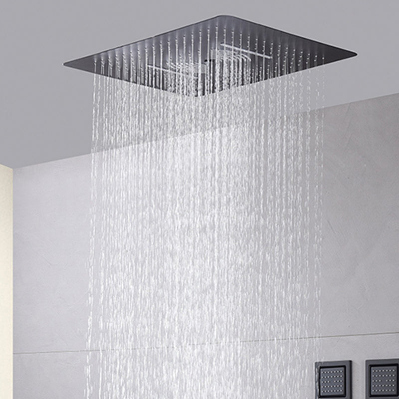 Shower Set All Copper into The Wall Concealed Digital Display Shower Set