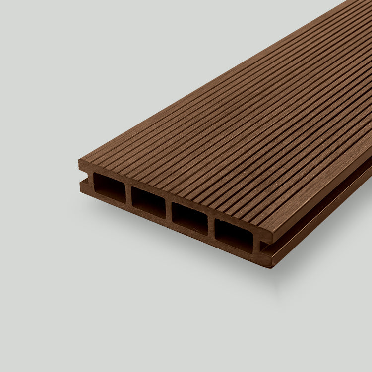 Modern Outdoor Deck Plank Striped Pattern Waterproof Slip Resistant Floor Board