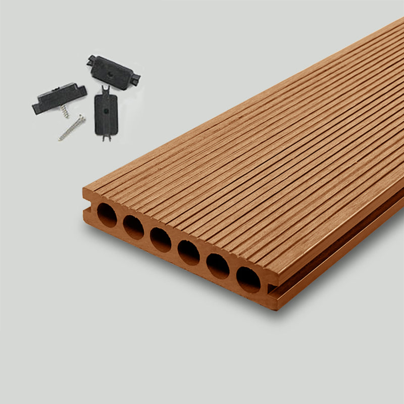 Modern Deck Plank Outdoor Wooden Striped Pattern Floor Board