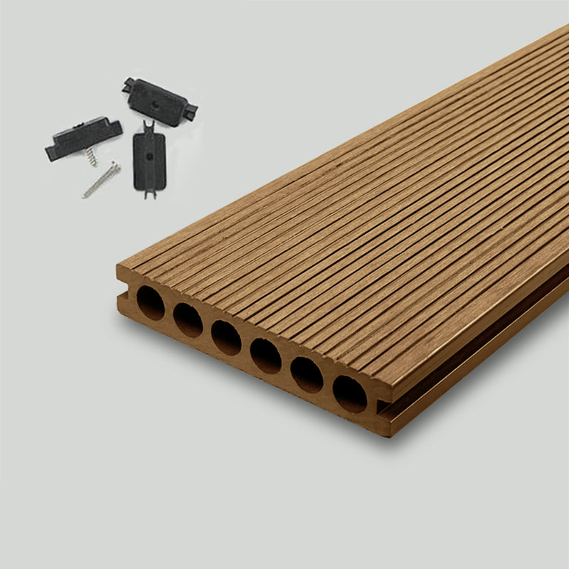 Modern Deck Plank Outdoor Wooden Striped Pattern Floor Board