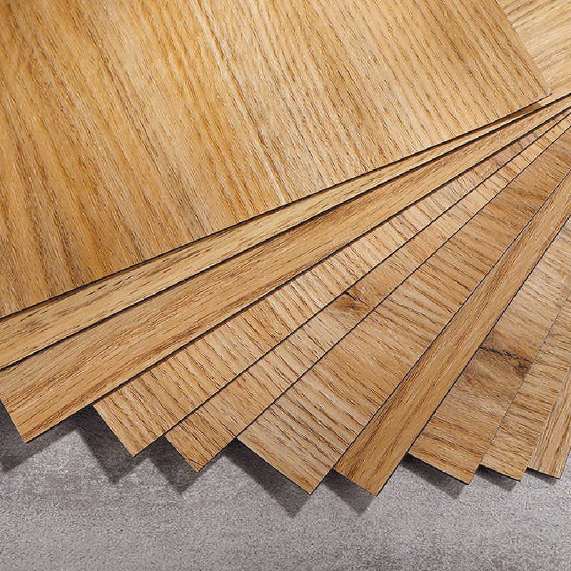 Modern Vinyl Floor Planks Peel and Stick Wood Look Vinyl Plank for Living Spaces