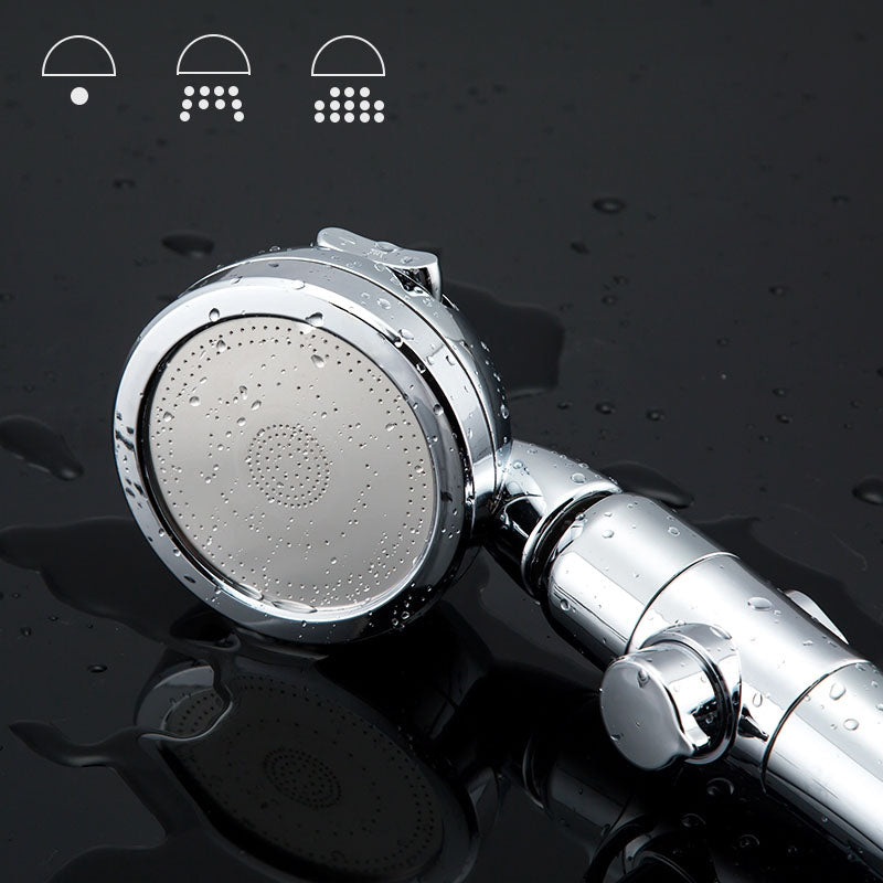 Metal  Universal Pressurized Shower Head Adjustable Water Flow Handheld Shower Head