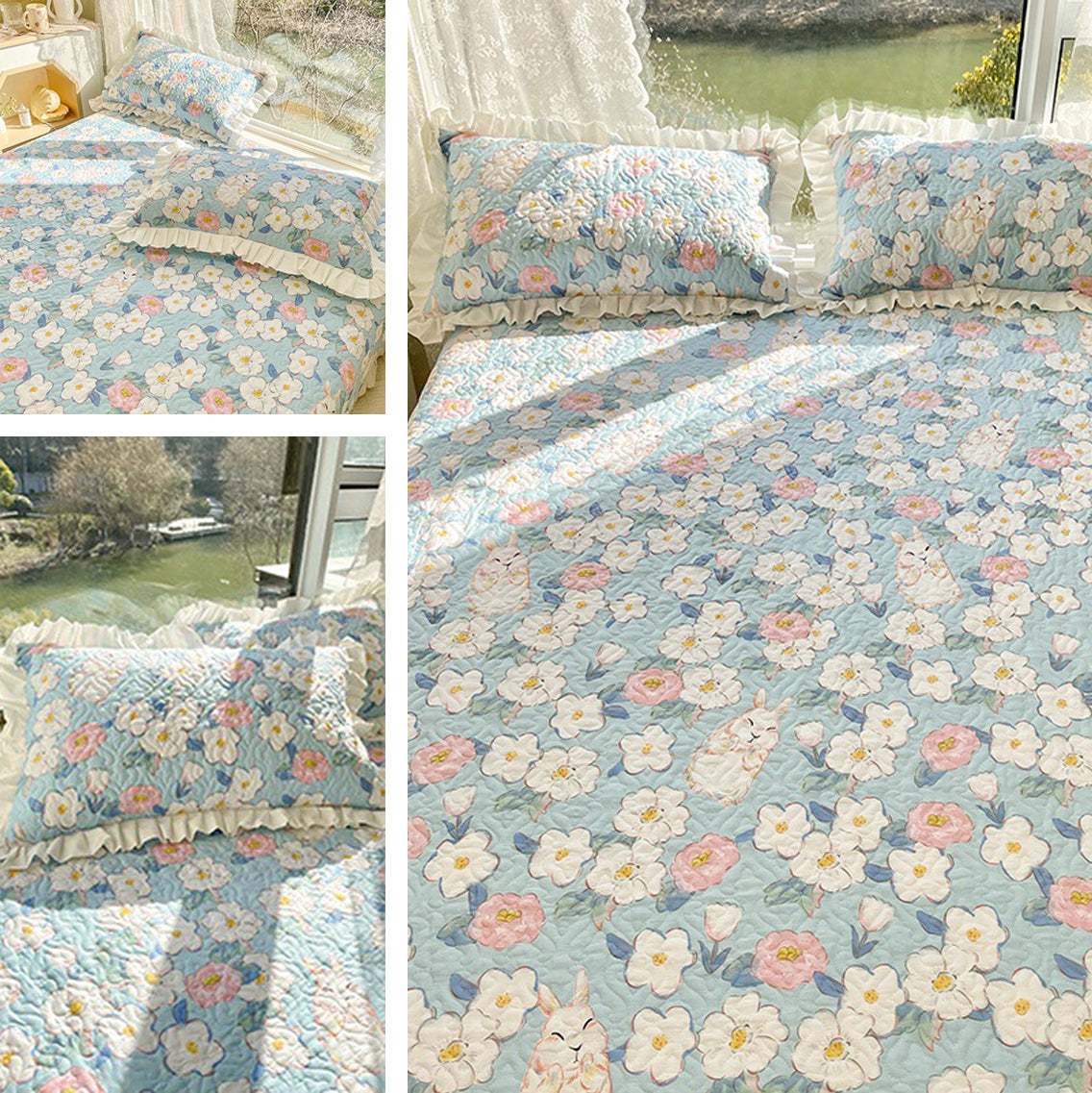 Cotton Sheet Fade Resistant Twill Non-Pilling Breathable Printing Bed Sheet