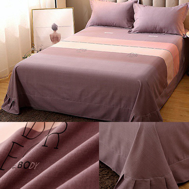 1 Piece Sheet Printing Cotton Non-Pilling Breathable Bed Sheet