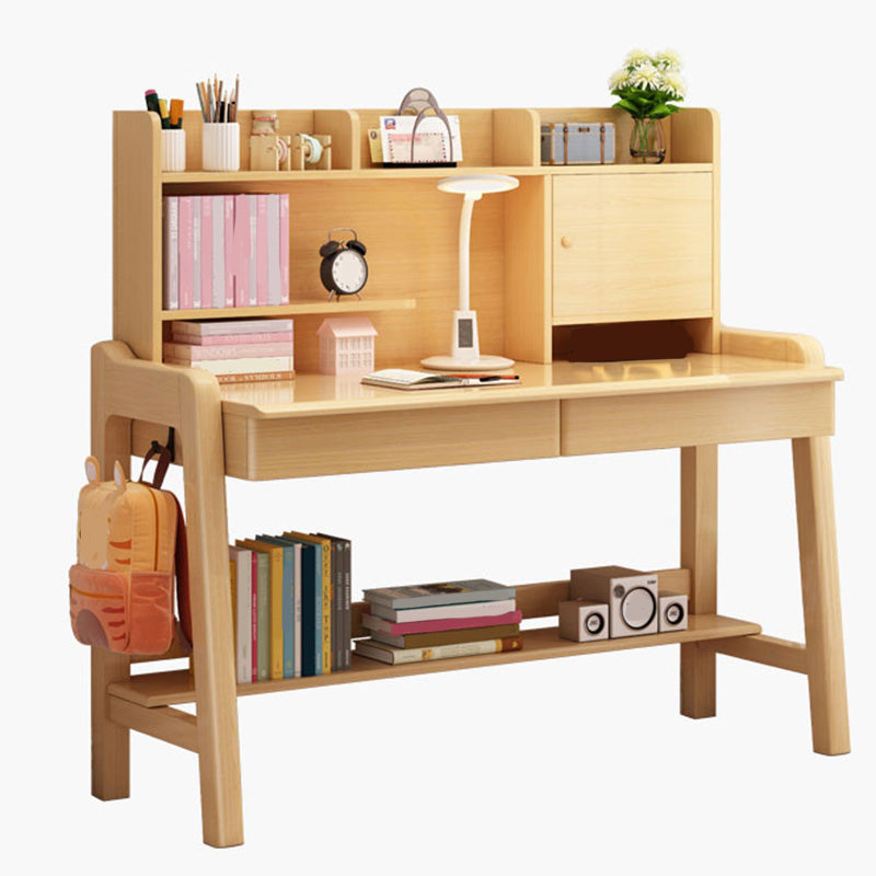 Wooden Writing Desk School Home Children's Adjustable Study Table