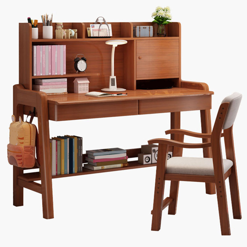 Wooden Writing Desk School Home Children's Adjustable Study Table