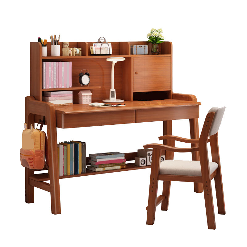 Wooden Writing Desk School Home Children's Adjustable Study Table