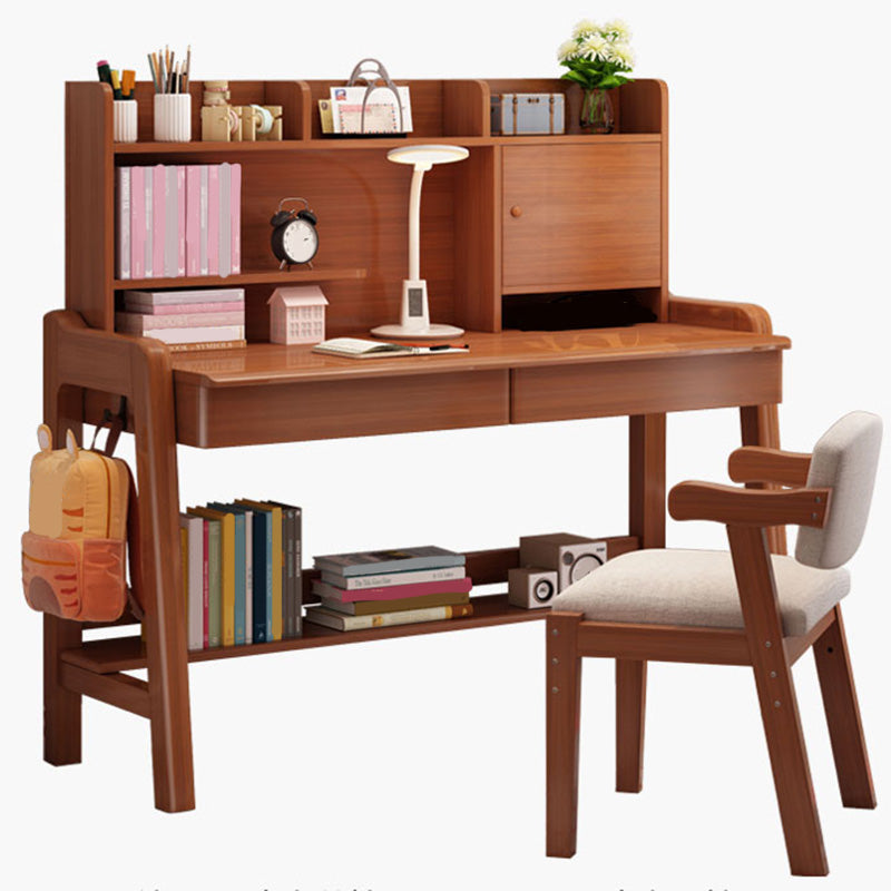 Wooden Writing Desk School Home Children's Adjustable Study Table