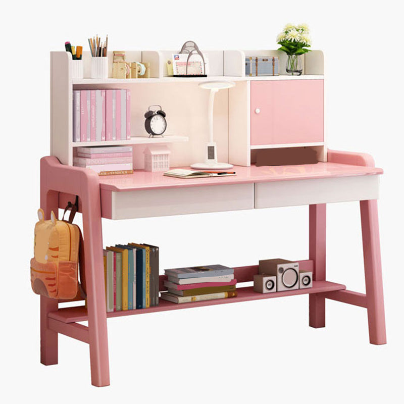 Wooden Writing Desk School Home Children's Adjustable Study Table