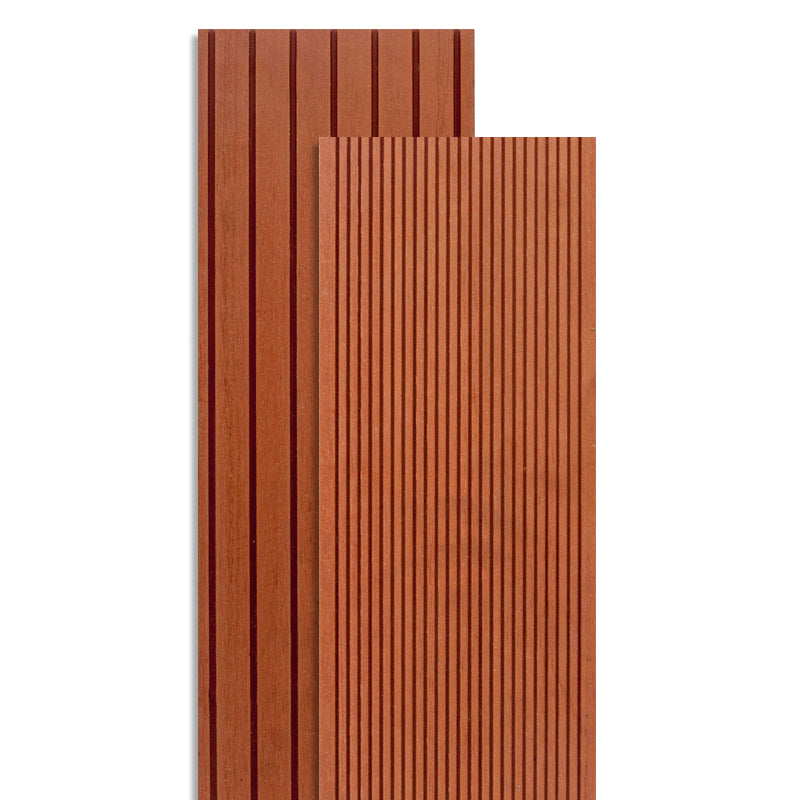 Outdoor Wooden Decking Tiles Waterproof Striped Pattern Flooring Board