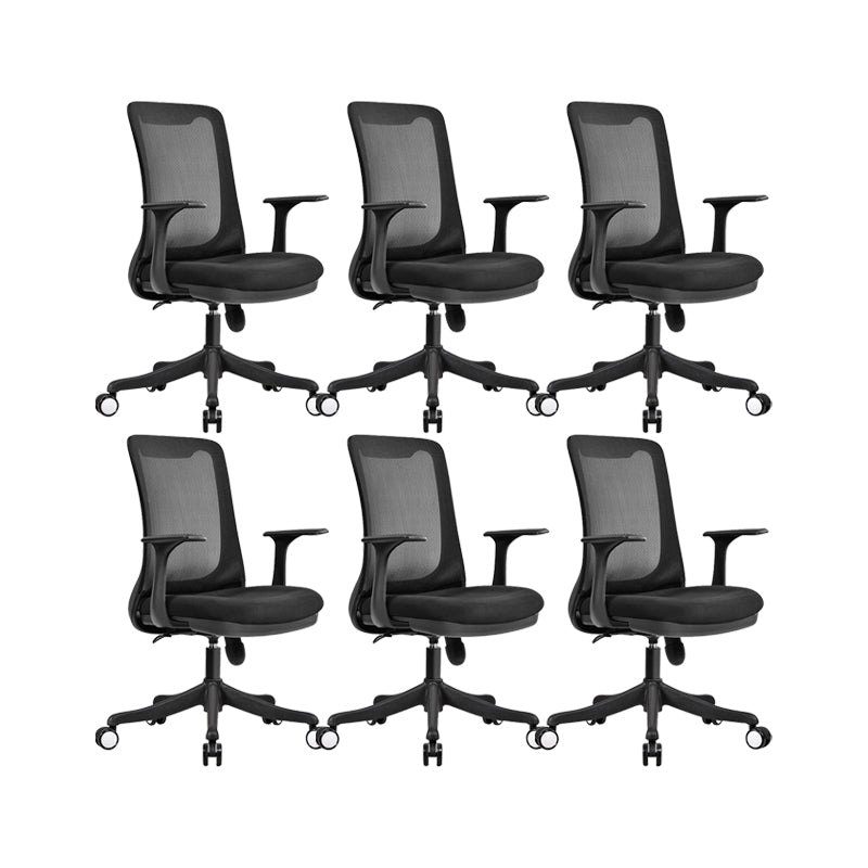 Modern Office Chair Fixed Arms Upholstered No Distressing Chair