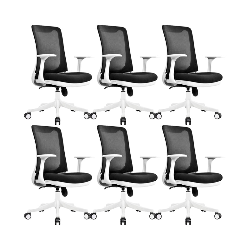 Modern Office Chair Fixed Arms Upholstered No Distressing Chair