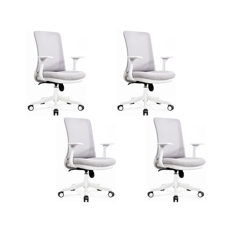 Modern Office Chair Fixed Arms Upholstered No Distressing Chair