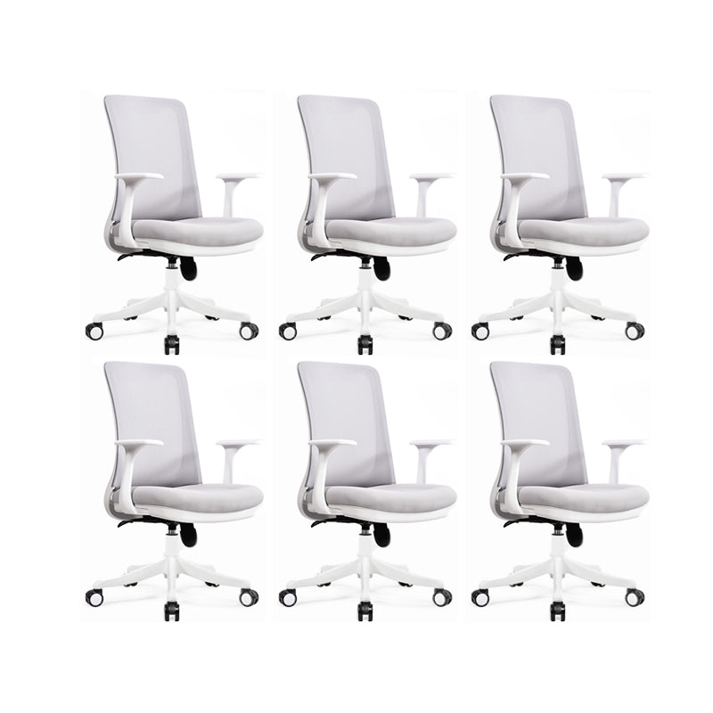 Modern Office Chair Fixed Arms Upholstered No Distressing Chair