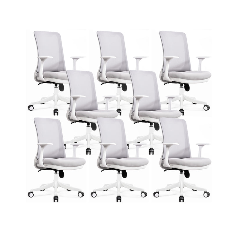 Modern Office Chair Fixed Arms Upholstered No Distressing Chair