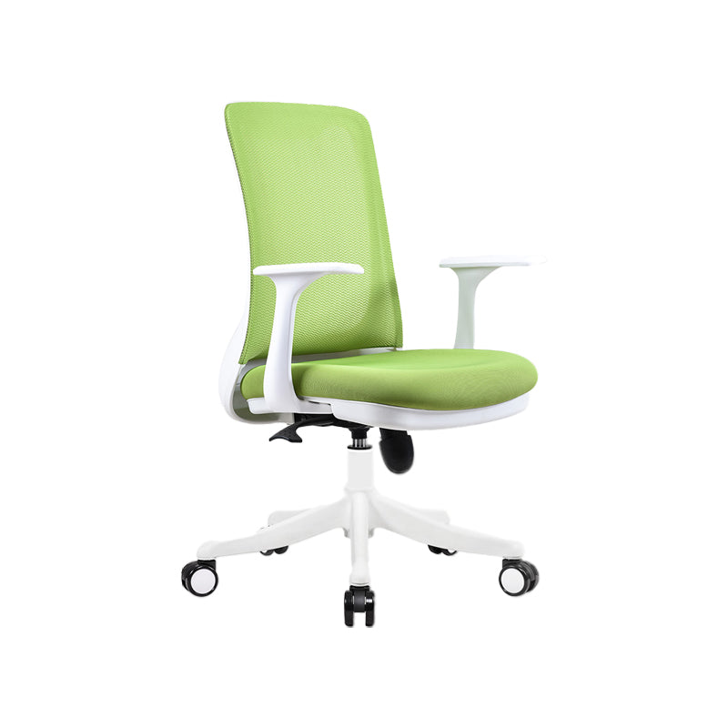 Modern Office Chair Fixed Arms Upholstered No Distressing Chair