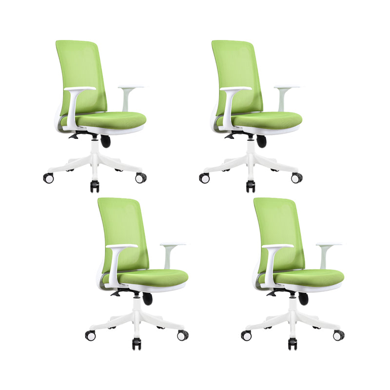 Modern Office Chair Fixed Arms Upholstered No Distressing Chair