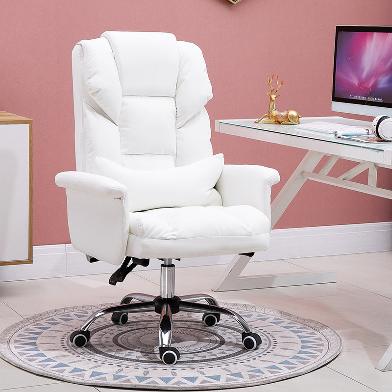 Padded Arms Office Chair Modern Adjustable Seat Height Swivel Chair with Wheels