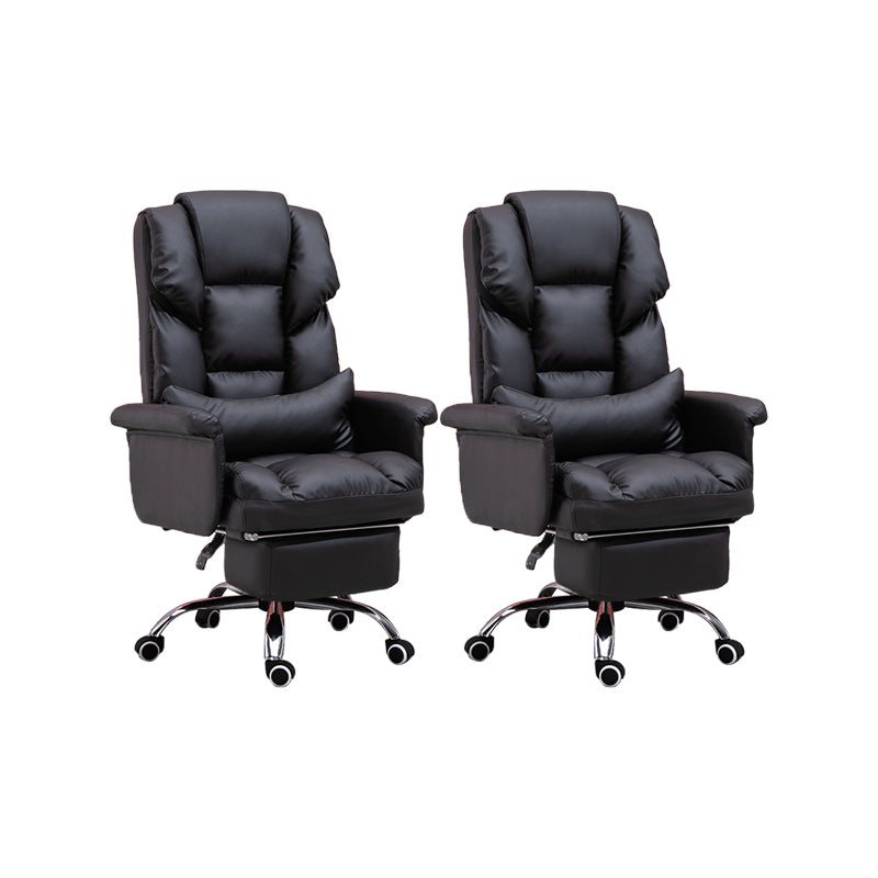 Padded Arms Office Chair Modern Adjustable Seat Height Swivel Chair with Wheels