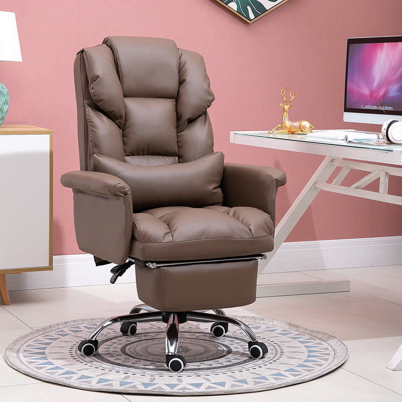 Padded Arms Office Chair Modern Adjustable Seat Height Swivel Chair with Wheels