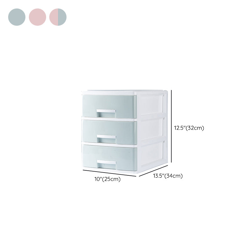 Modern Filing Cabinet Plastic Vertical Filing Cabinet with Drawers