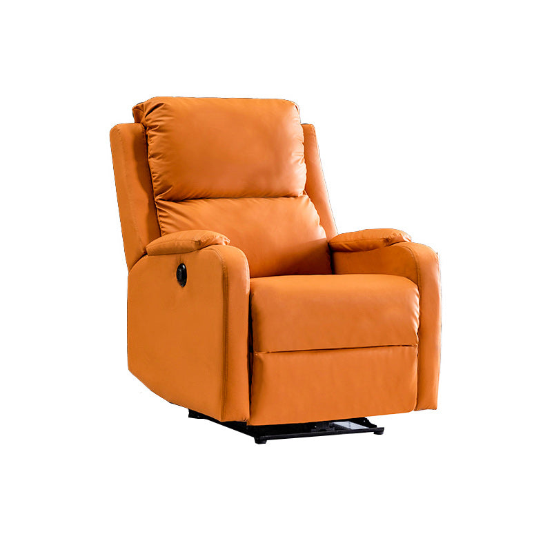 Massage Home Theater Recliner Solid Color Upholstered Recliner Chair