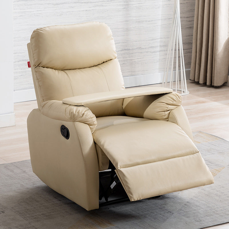 Faux Leather Home Theater Recliner Modern Standard Recliner for Theater