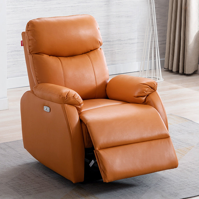 Faux Leather Home Theater Recliner Modern Standard Recliner for Theater