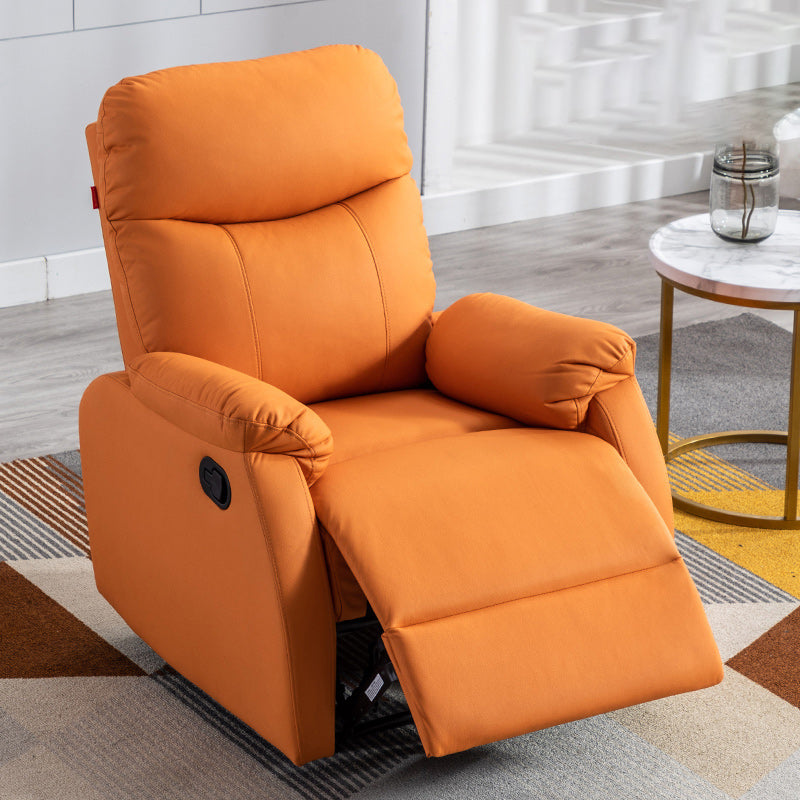 Faux Leather Home Theater Recliner Modern Standard Recliner for Theater